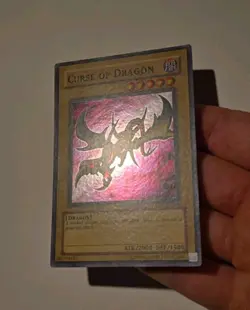Yugioh Curse of Dragon LOB-066 Super Rare Vintage LP - Image 3