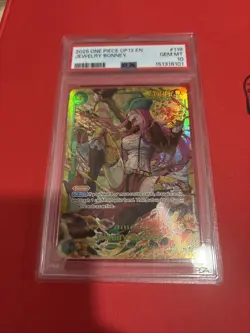 PSA 10 GEM MINT One Piece Legacy of the Master Jewelry Bonney OP12-118 SEC - Image 1