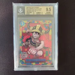 2025 ONE PIECE PROMOS JAPANESE OP DAY'25 #P-110 MONKEY D. LUFFY BGS 9.5 - Image 1