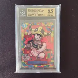 2025 ONE PIECE PROMOS JAPANESE OP DAY'25 #P-110 MONKEY D. LUFFY BGS 9.5 - Image 3