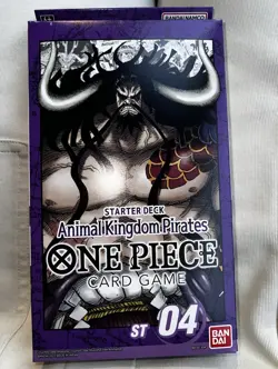 Bandai One Piece Card Game Animal Kingdom Pirates Starter Deck ST04 Kaido - Image 1
