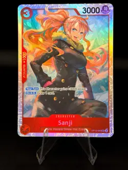 Bandai Sanji OP10-005 Special Alternate Art Foil Royal Blood 3000 Power 3 Cost - Image 1