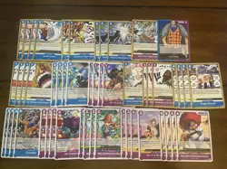 Crocodile Blue Purple OP12 Complete Deck - One Piece TCG Ready To Play - Image 2