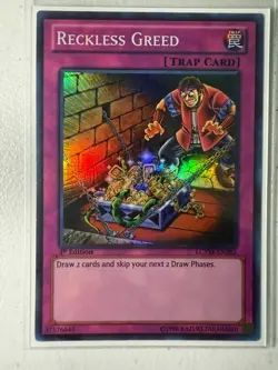 Reckless Greed LCYW-EN285 Legendary Collection 3: Yugi's World 1st Edition - Image 1