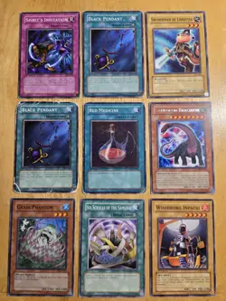 Vintage 1996 YuGiOh Cards Holo Common Mixed Lot of 103 Fair Condition - Image 5