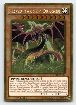 Slifer the Sky Dragon - MVP1-ENG57 - Gold Rare - 1st Edition - Yugioh - Image 1