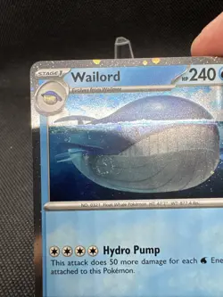 Wailord - (Cosmos Holo) 041/159 Miscellaneous Cards & Products Regular SWIRL 🌀 - Image 5