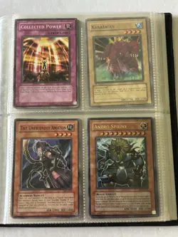 YUGIOH VINTAGE CARD LOT -W Binder - Image 2