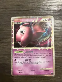 Pokemon Mew Prime TCG Card Triumphant Ultra Rare 97/102 - Image 1