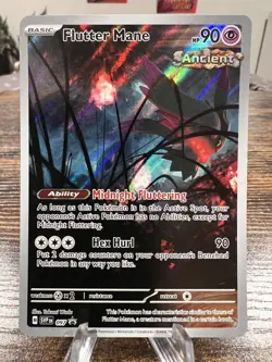 Flutter Mane Scarlet and Violet Black Star Promo 097 Holo TCG Pokemon Card - Image 1