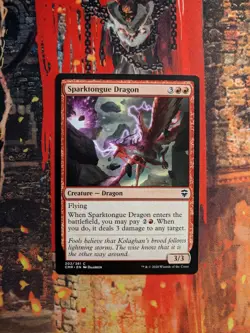 MTG Card: (1x) Sparktongue Dragon (Commander Legends) - Image 1