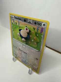 Pokemon TCG Snorlax SWSH Crown Zenith Reverse Holo Card 109/159 Rare - Image 3