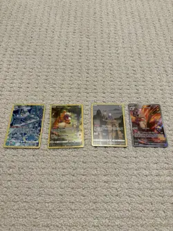 Lot of 4 Pokemon Cards TCG - Image 1