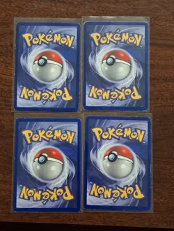 Vintage Pokemon Card Lot 4 Cards WOTC 1995-1999 Base Set - Image 2