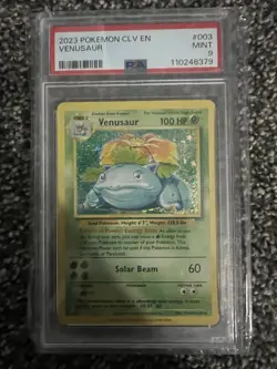Pokemon TCG Venusaur Bulbasaur Ivysaur Card 003/034 CLV Classic Collection - Image 1
