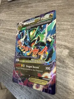 Pokemon TCG Mega M Rayquaza EX Holo Card Roaring Skies Ultra Rare, 61/108 NM - Image 2
