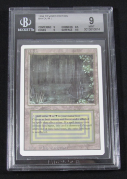 MTG 3RD ED REVISED BAYOU BGS 9 MINT DUAL LAND RARE CARD 9/8.5/9/9.5 - Image 1