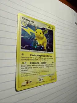 Pokemon TCG Raichu NM 15/123 Holo Rare Mysterious Treasures Pokemon Card - Image 2
