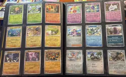 18 Card Stellar Crown Reverse Holo Binder Lot-No Duplicates-All NM PackFresh - Image 1