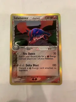 Pokemon TCG Salamence EX Delta Species Holo Rare Card 14/113 - NM++ VERY CLEAN - Image 1