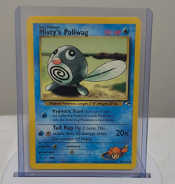Misty's Poliwag Mint NM 87/132 Gym Heroes Reg Unlimited Pokemon Card - Image 1
