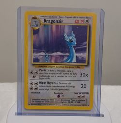 Dragonair Mint NM 18/102 Base Set Spanish Base Unlimited Rare 1999 Pokemon Card - Image 1