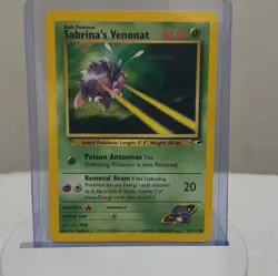 Sabrina's Venonat Mint NM Very Rare 96/132 Gym Heroes 2000 Pokemon Card - Image 1