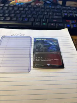 Sulfurous Springs (Borderless) - Heavy Play MTG Dominaria United - Image 2