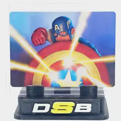 Captain's Defense Art Card MTG S Art Series: Marvel Super Heroes 41/45 NM - Image 1