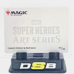 Captain's Defense Art Card MTG S Art Series: Marvel Super Heroes 41/45 NM - Image 2