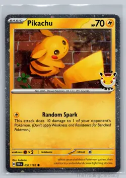 Pikachu (Pokemon Day 2026) Common Miscellaneous Cards & Products Holo 051/162 NM - Image 1