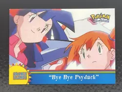 Orange Island Topps- Pokemon Bye Bye Psyduck OR8 Blue Logo Card Near Mint NM - Image 1