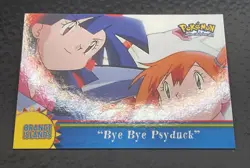 Orange Island Topps- Pokemon Bye Bye Psyduck OR8 Blue Logo Card Near Mint NM - Image 2