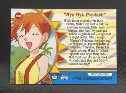 Orange Island Topps- Pokemon Bye Bye Psyduck OR8 Blue Logo Card Near Mint NM - Image 3