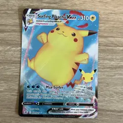 Pokemon TCG 2 Card Lot: Misty's Determination 108/108 & Surfing Pikachu VMAX - Image 4