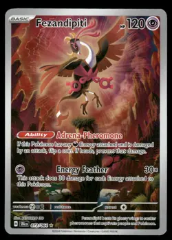 Pokemon Cards Fezandipiti 073/064 Holo Shrouded Fable Illustration Rare NM - Image 1
