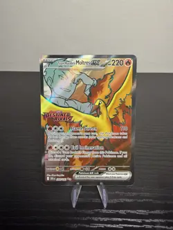 Team Rocket's Moltres ex - (Destined Rivals Stamp) 208/182 Miscellaneous Card - Image 1