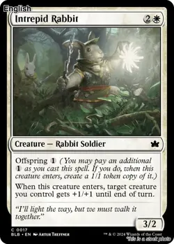 MTG Intrepid Rabbit [BLB - 17] NM - Image 1