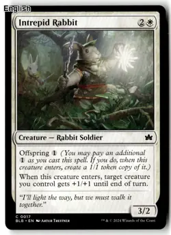 MTG Intrepid Rabbit [BLB - 17] NM - Image 2