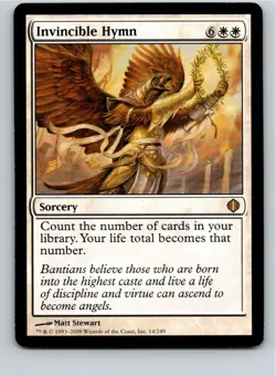 Magic the Gathering Invincible Hymn Shards of Alara MTG Free Shipping! - Image 1