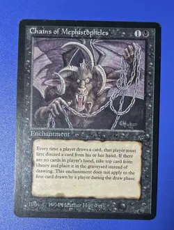 Magic: The Gathering Legends Chains of Mephistopheles Rare Card. Reserve List - Image 1