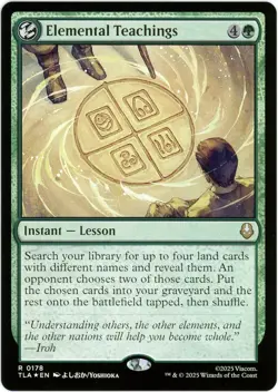 Elemental Teachings (Foil) - 0178 - Avatar: The Last Airbender TLA - MTG - NM/M - Image 1