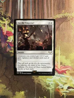 1x For the Emperor! NM Eng MTG - Warhammer 40,000 - Image 1