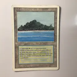 MTG Tropical Island Revised Edition - Rare (d) - Image 1