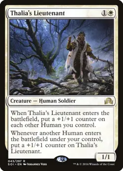 NM - Thalia's Lieutenant - 43 - Shadows over Innistrad - Image 1
