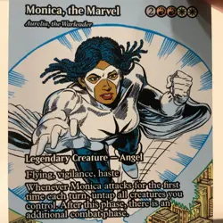 Monica, the Marvel - Aurelia, the Warleader - Borderless M MTG 0086 - Image 2
