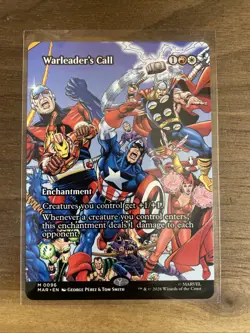 Magic: The Gathering Warleader's Call Mythic Regular Full Art Eng 0096 Marvel - Image 1