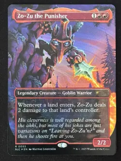 1x MTG Zo-Zu the Punisher (Halo Foil) - Secret Lair Countdown Kit (SLC) #53 - Image 1