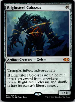 MTG SkeenAB Blightsteel Colossus Double Masters NM - Image 1