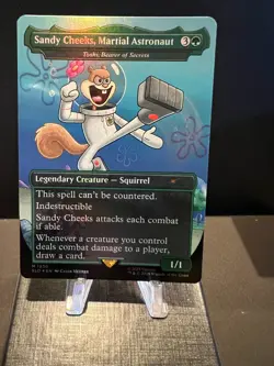 MTG *FOIL* Sandy Cheeks, Martial Astronaut- Legendary Creature- Set:SLD #1930 - Image 1